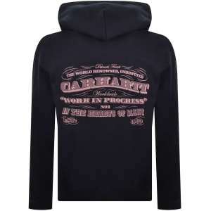 Image number 5 for Carhartt WIP 3 One 3 Hoodie Deep Night Blue