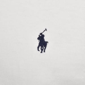 Image number 4 for Ralph Lauren Logo Crew Neck T Shirt White