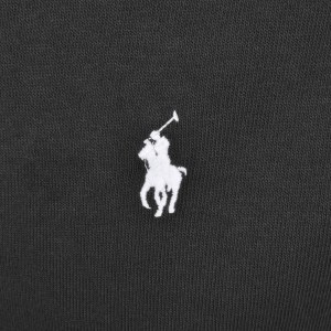 Image number 4 for Ralph Lauren Logo Crew Neck T Shirt Grey