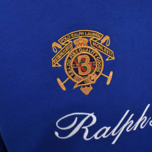 Image number 4 for Ralph Lauren Logo Hoodie Blue
