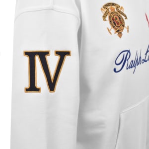 Image number 5 for Ralph Lauren Logo Hoodie White