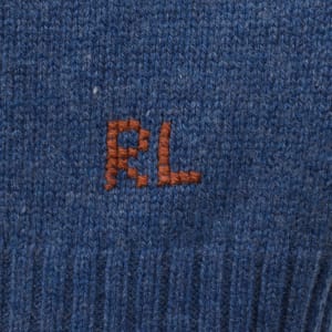 Image number 4 for Ralph Lauren Crew Neck Knit Jumper Blue