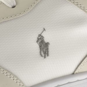 Image number 4 for Ralph Lauren Masters Court Trainers White