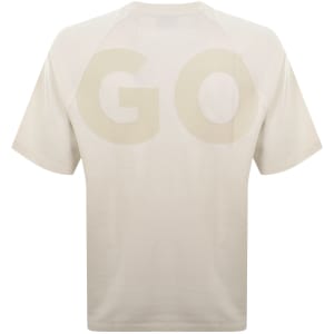 Image number 4 for HUGO Blue Logo T Shirt Open White