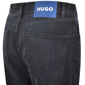Image number 4 for HUGO Blue Straight Fit Jonah Jeans Navy