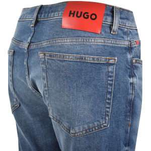 Image number 4 for HUGO 708 Slim Jeans Blue