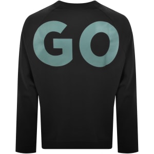Image number 4 for HUGO Blue Logo Sweatshirt Black