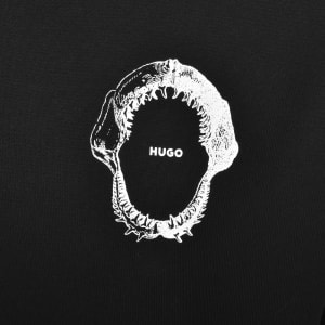 Image number 4 for HUGO Blue Marine Hoodie Black