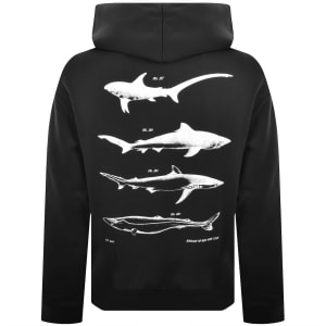 Image number 5 for HUGO Blue Marine Hoodie Black
