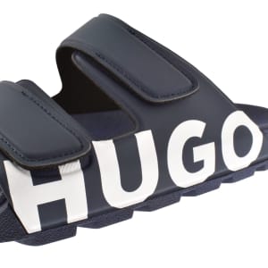 Image number 4 for HUGO Evander Sliders Dark Blue