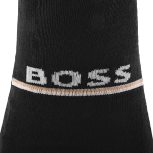 Image number 4 for BOSS 2 Pack Ankle Socks Black