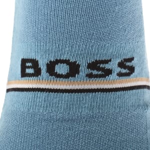 Image number 4 for BOSS 2 Pack Ankle Socks Blue