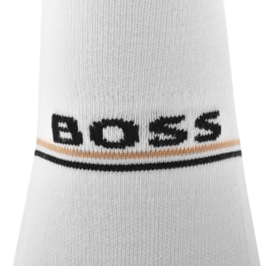 Image number 4 for BOSS 2 Pack Ankle Socks White