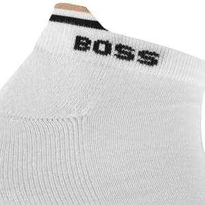 Image number 5 for BOSS 2 Pack Ankle Socks White