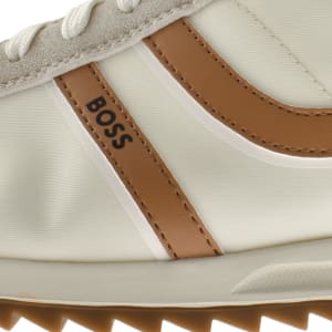 Image number 4 for BOSS Zayn Trainers Light Beige