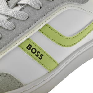 Image number 4 for BOSS Rhys Tennis Trainers Grey