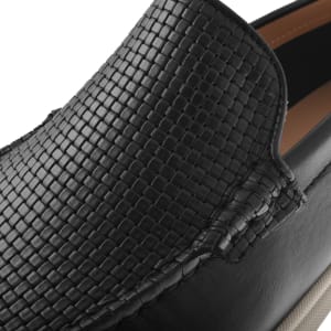 Image number 4 for BOSS Sienne Leather Loafers Black