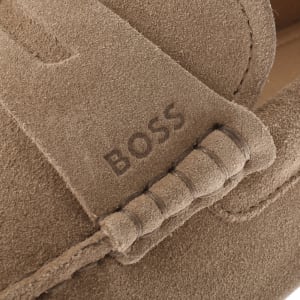 Image number 4 for BOSS Noel Moccasin Shoes Medium Beige