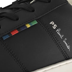 Image number 4 for Paul Smith Beech Leather Trainers Black