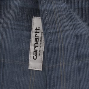 Image number 5 for Carhartt WIP Wilber Shirt Velvet Blue