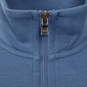 Image number 4 for Ralph Lauren Quarter Zip Sweatshirt Blue