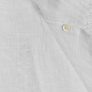 Image number 4 for Ralph Lauren Linen Short Sleeve Shirt White