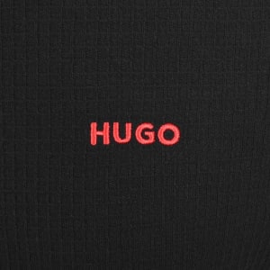 Image number 4 for HUGO Austin Waffle Shorts Black