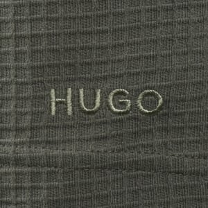 Image number 4 for HUGO Austin Waffle Shorts Green