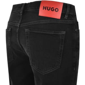 Image number 4 for HUGO 634 Denim Shorts Dark Grey
