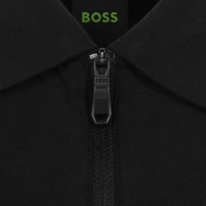 Image number 4 for BOSS Globe Pattern Polo T Shirt Black