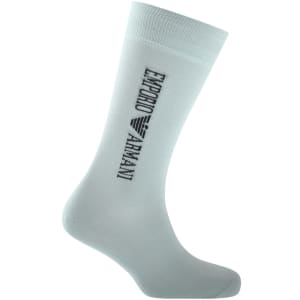 Image number 4 for Emporio Armani 3 Pack Socks Blue