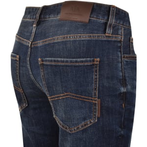 Image number 4 for Armani Exchange J14 Slim Fit Jeans Blue
