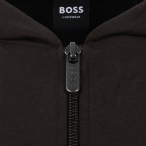 Image number 4 for BOSS Mix And Match Full Zip Hoodie Brown