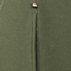 Image number 4 for BOSS Waffle Shorts Open Green