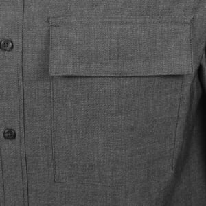 Image number 4 for Calvin Klein Easy Fit Overshirt Grey