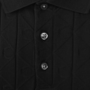 Image number 4 for Calvin Klein Mercerized Emblem Polo T Shirt Black