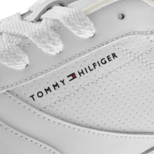 Image number 4 for Tommy Hilfiger Logo Cupsole Trainers White