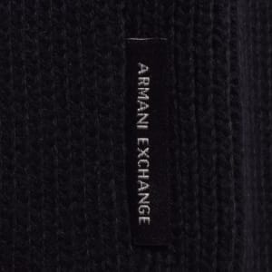 Image number 4 for Armani Exchange Knit Jumper Deep Navy