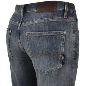 Image number 4 for Armani Exchange J14 Slim Fit Jeans Blue