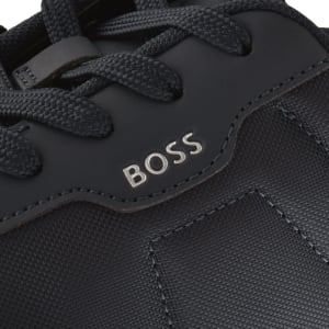 Image number 4 for BOSS Titanium Runner Trainers Dark Blue