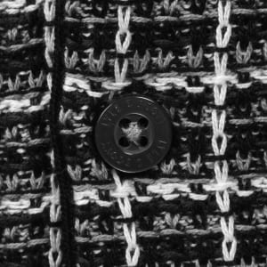 Image number 4 for Lyle And Scott Jacquard Cardigan Black