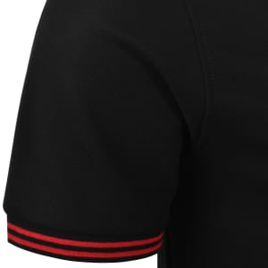 Image number 5 for Psycho Bunny Sayer Pique Polo T Shirt Black