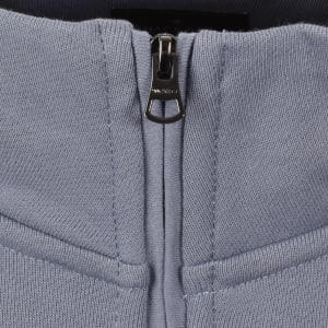 Image number 4 for Hackett Half Zip Sweatshirt Blue