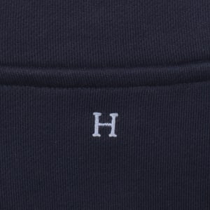 Image number 5 for Hackett Half Zip Sweatshirt Navy