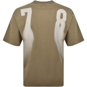 Image number 4 for Diesel T Boxt V2 T Shirt Beige