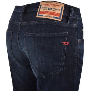 Image number 4 for Diesel D Strukt Slim Fit Mid Wash Jeans Blue