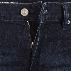 Image number 5 for Diesel D Strukt Slim Fit Mid Wash Jeans Blue