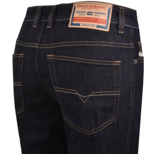 Image number 4 for Diesel 1993 D Vyl Jeans Dark Blue