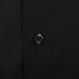 Image number 4 for HUGO Ellino Linen Shirt Black