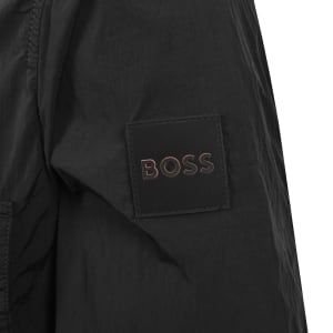 Image number 4 for BOSS Lotape Nylon Overshirt Black